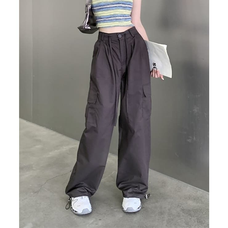 トレンドカーゴストリングパンツ | by muni:r | 詳細画像31 