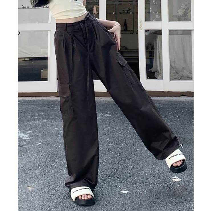 トレンドカーゴストリングパンツ | by muni:r | 詳細画像34 