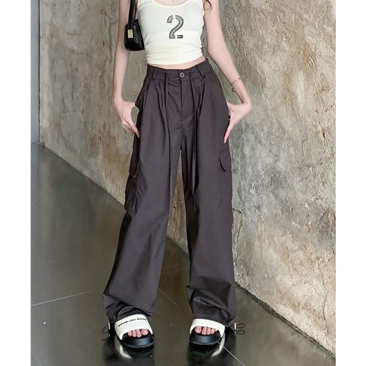 トレンドカーゴストリングパンツ | by muni:r | 詳細画像35 