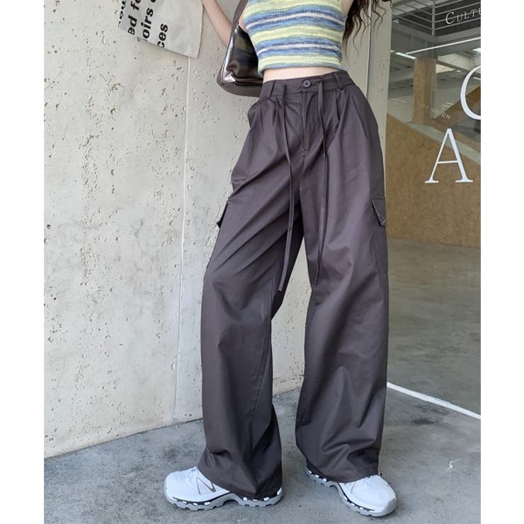 トレンドカーゴストリングパンツ | by muni:r | 詳細画像36 