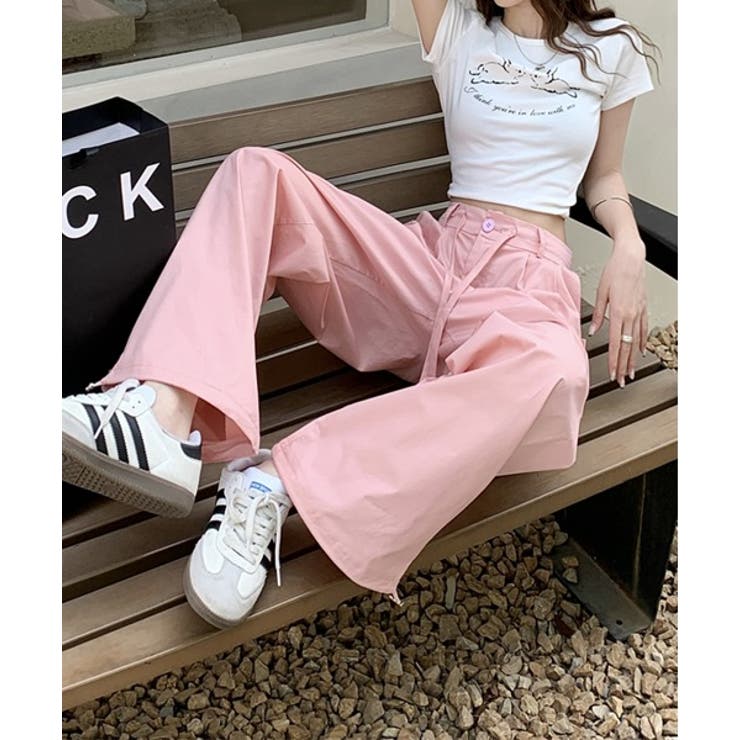 トレンドカーゴストリングパンツ | by muni:r | 詳細画像6 