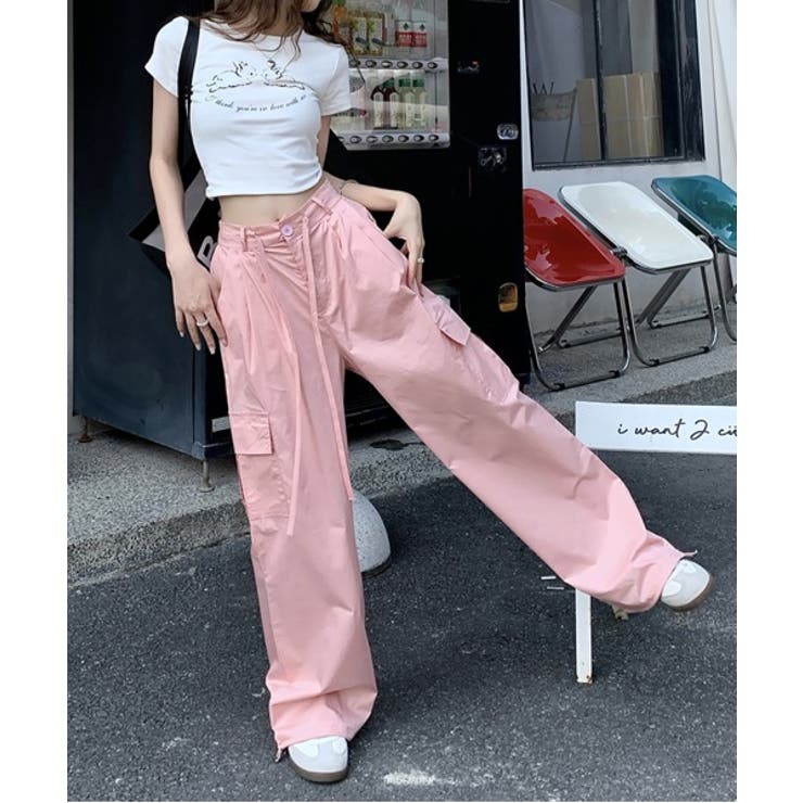 トレンドカーゴストリングパンツ | by muni:r | 詳細画像8 