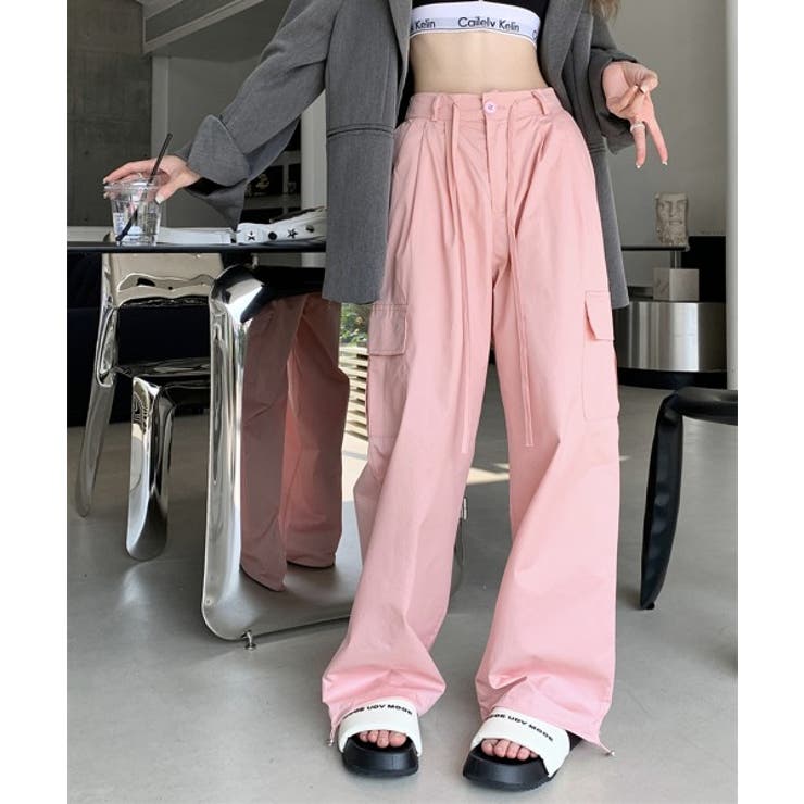 トレンドカーゴストリングパンツ | by muni:r | 詳細画像9 