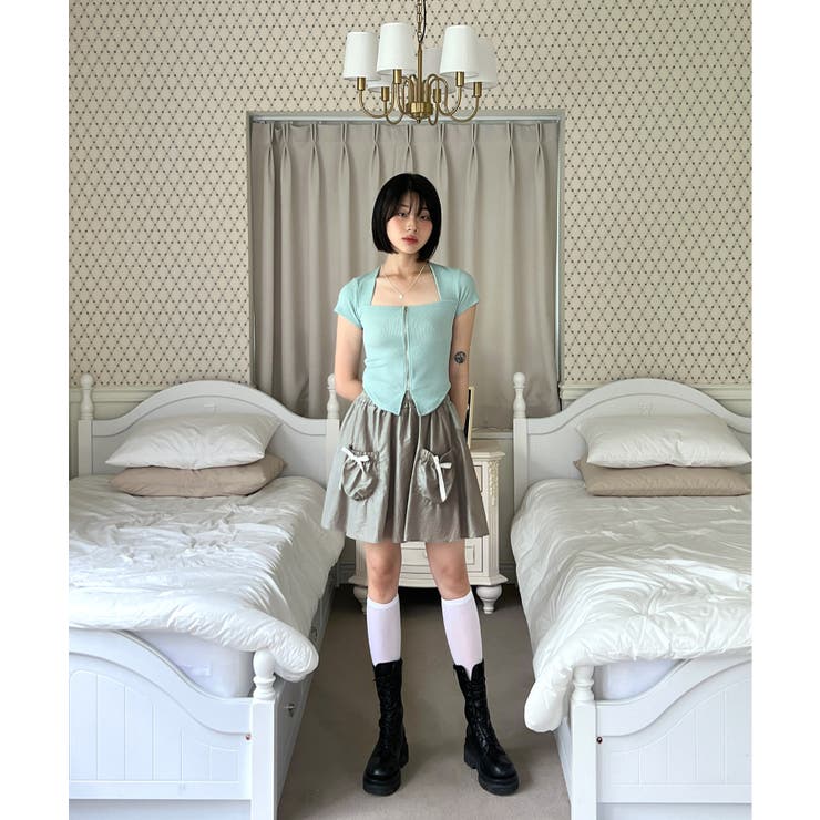 ラブリーポケットフレアスカート | by muni:r | 詳細画像19 