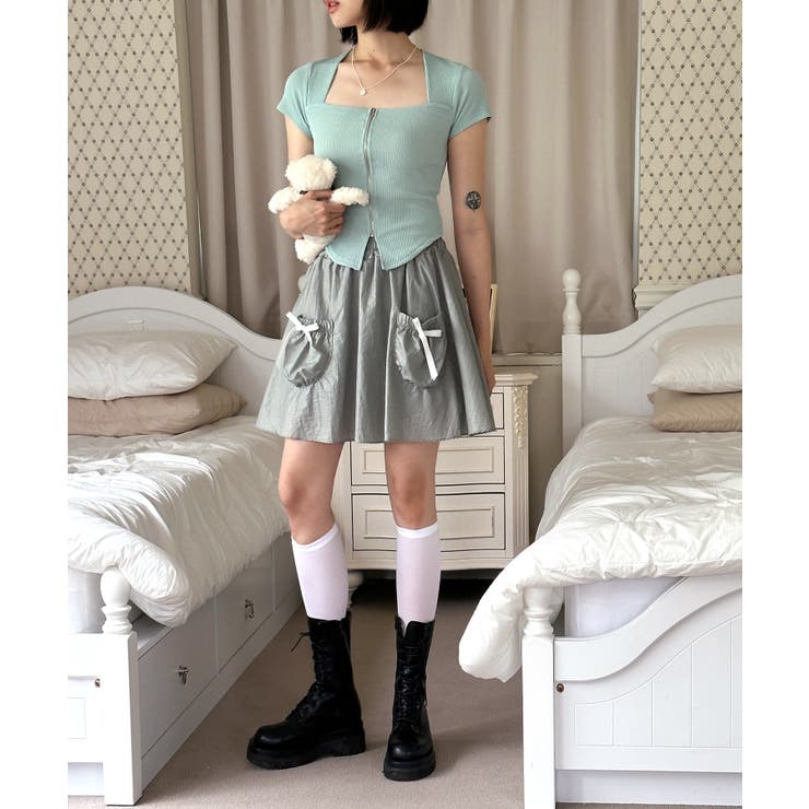 ラブリーポケットフレアスカート | by muni:r | 詳細画像30 