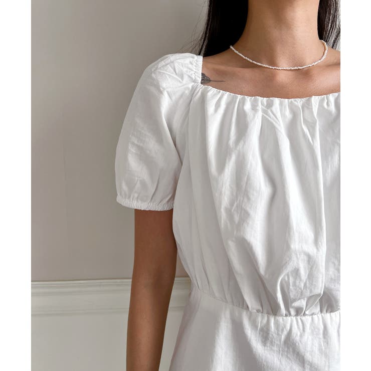 バックポイントシャーリングミニワンピース | by muni:r | 詳細画像45 