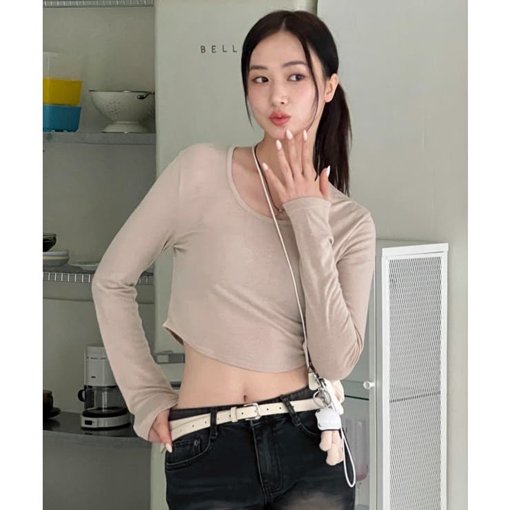 デイリーUネック無地Tシャツ/2023 FW COLLECTION | by muni:r | 詳細画像31 