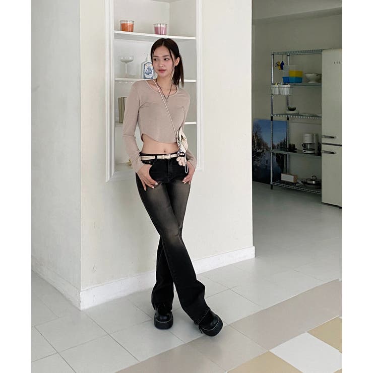 デイリーUネック無地Tシャツ/2023 FW COLLECTION | by muni:r | 詳細画像40 