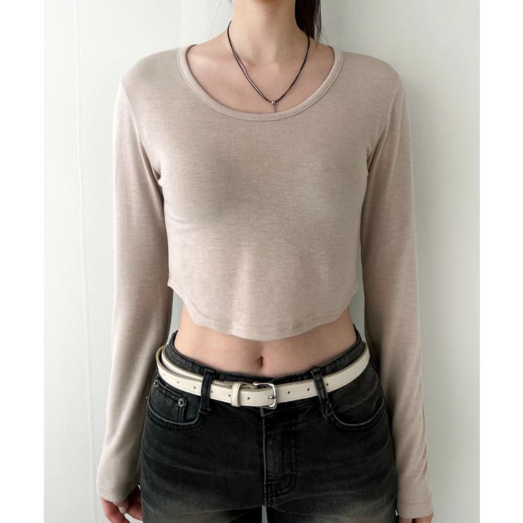 デイリーUネック無地Tシャツ/2023 FW COLLECTION | by muni:r | 詳細画像45 