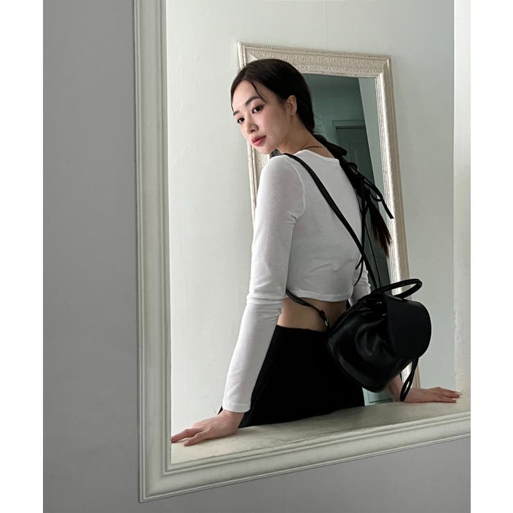 デイリーUネック無地Tシャツ/2023 FW COLLECTION | by muni:r | 詳細画像9 