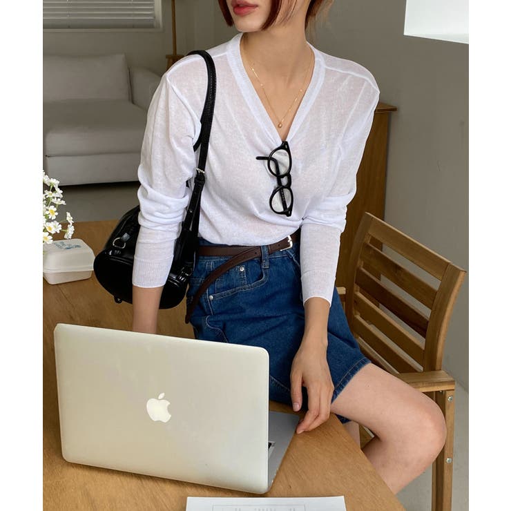 デイリーカラーラウンドニット/2023 FW COLLECTION | by muni:r | 詳細画像1 