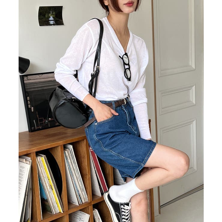 デイリーカラーラウンドニット/2023 FW COLLECTION | by muni:r | 詳細画像12 