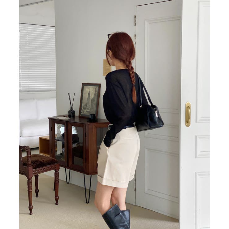 デイリーカラーラウンドニット/2023 FW COLLECTION | by muni:r | 詳細画像20 