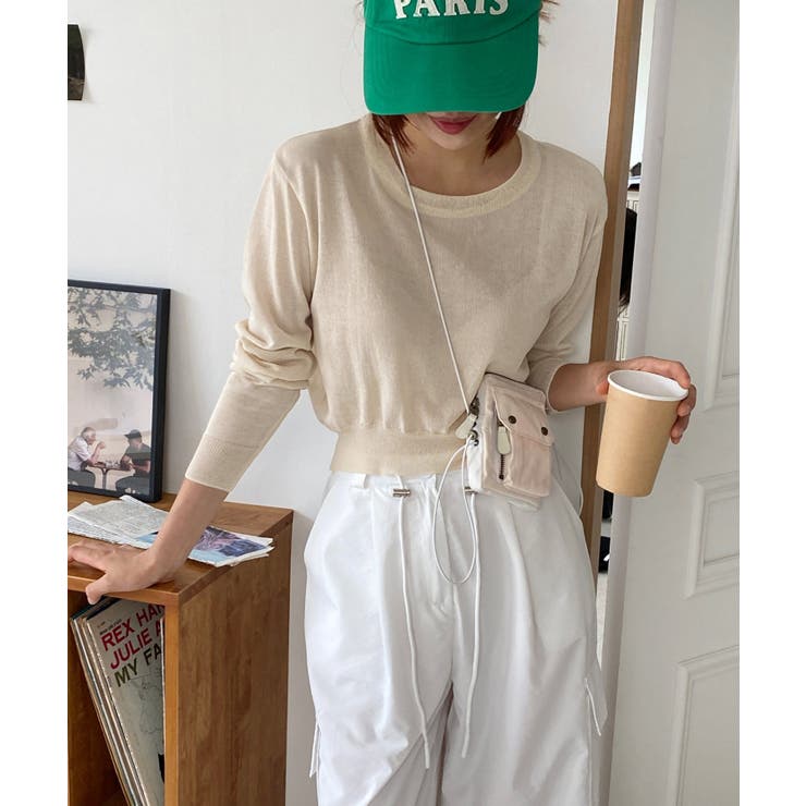 デイリーカラーラウンドニット/2023 FW COLLECTION | by muni:r | 詳細画像32 