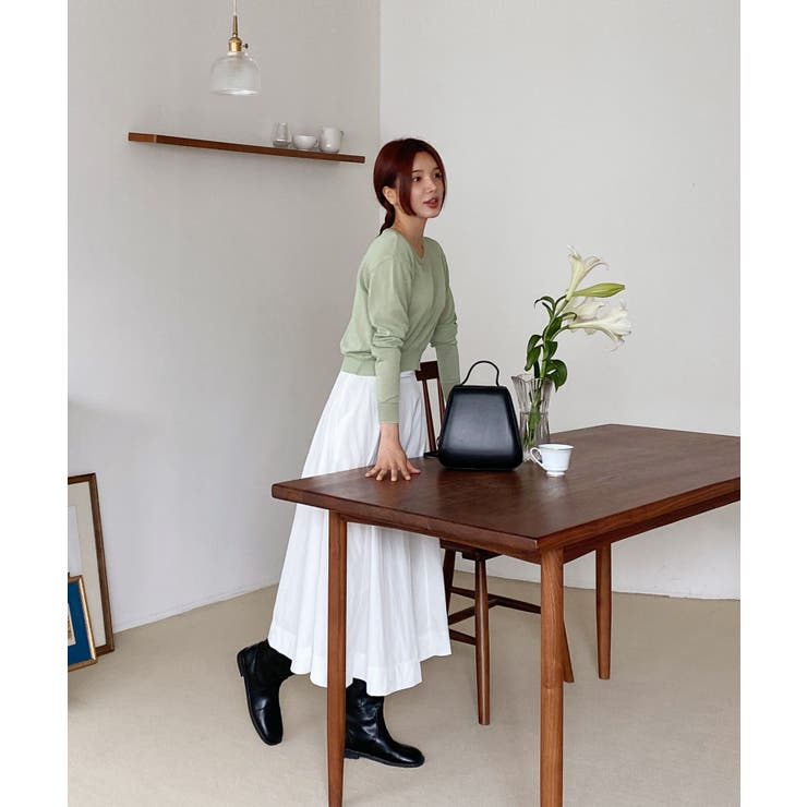 デイリーカラーラウンドニット/2023 FW COLLECTION | by muni:r | 詳細画像51 