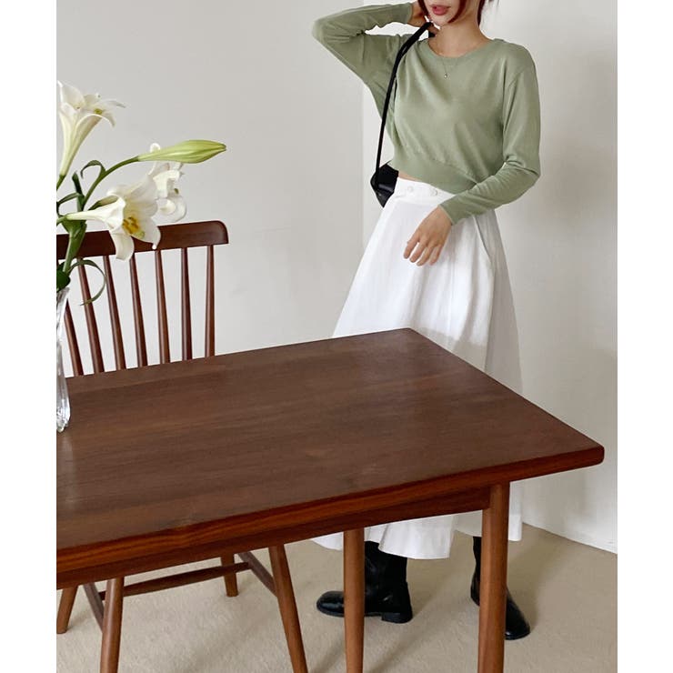 デイリーカラーラウンドニット/2023 FW COLLECTION | by muni:r | 詳細画像54 