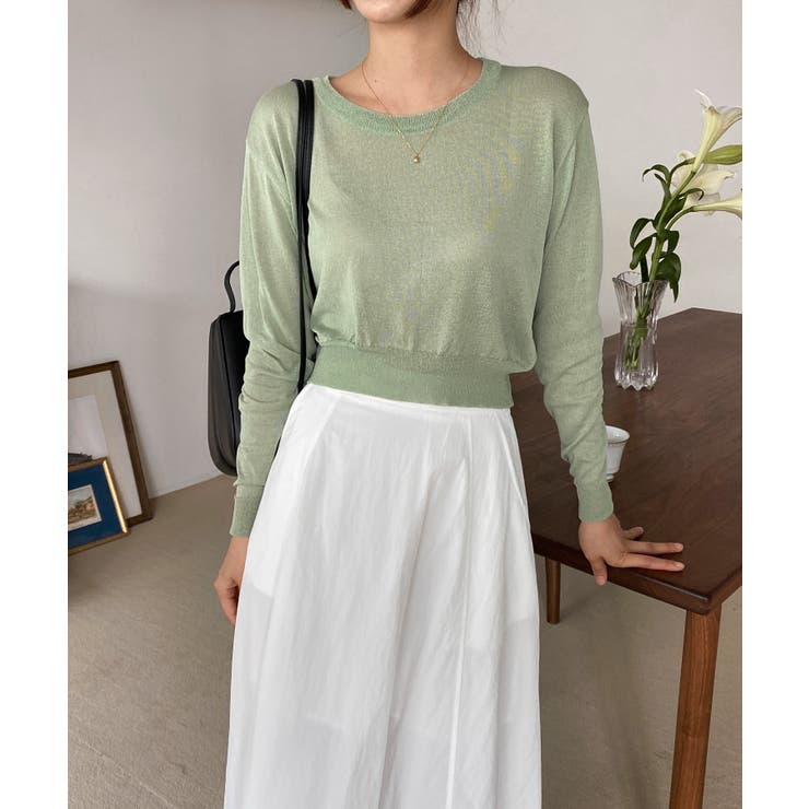 デイリーカラーラウンドニット/2023 FW COLLECTION | by muni:r | 詳細画像56 