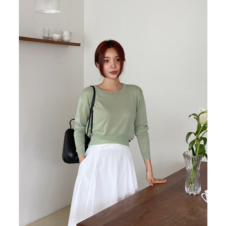 デイリーカラーラウンドニット/2023 FW COLLECTION | by muni:r | 詳細画像57 