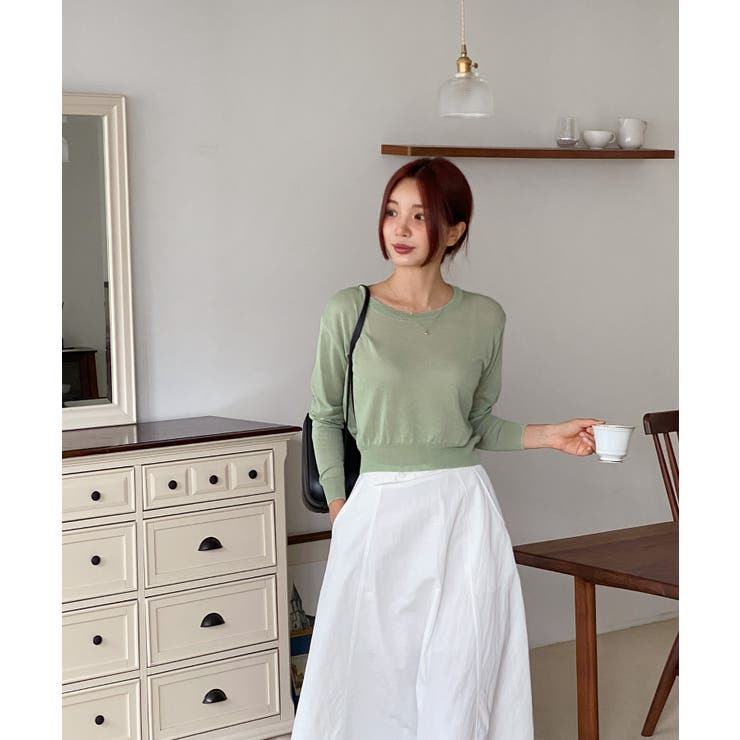 デイリーカラーラウンドニット/2023 FW COLLECTION | by muni:r | 詳細画像58 