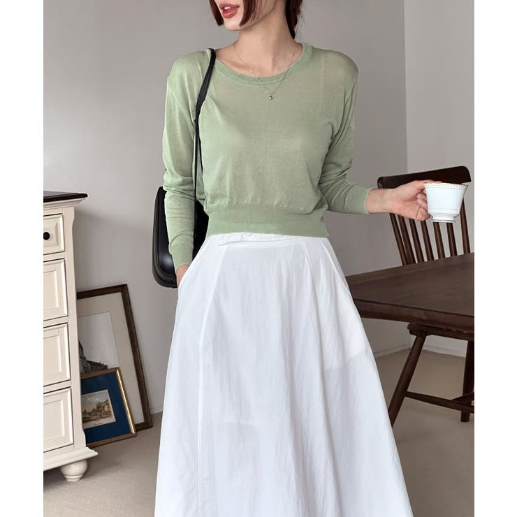 デイリーカラーラウンドニット/2023 FW COLLECTION | by muni:r | 詳細画像59 