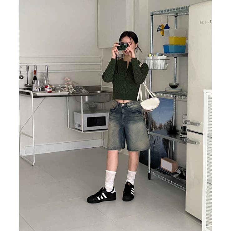 ケーブル編みニットカーディガン/2023 FW COLLECTION | by muni:r | 詳細画像34 