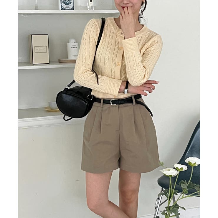 ケーブル編みニットカーディガン/2023 FW COLLECTION | by muni:r | 詳細画像56 