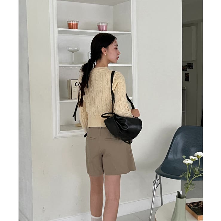 ケーブル編みニットカーディガン/2023 FW COLLECTION | by muni:r | 詳細画像57 