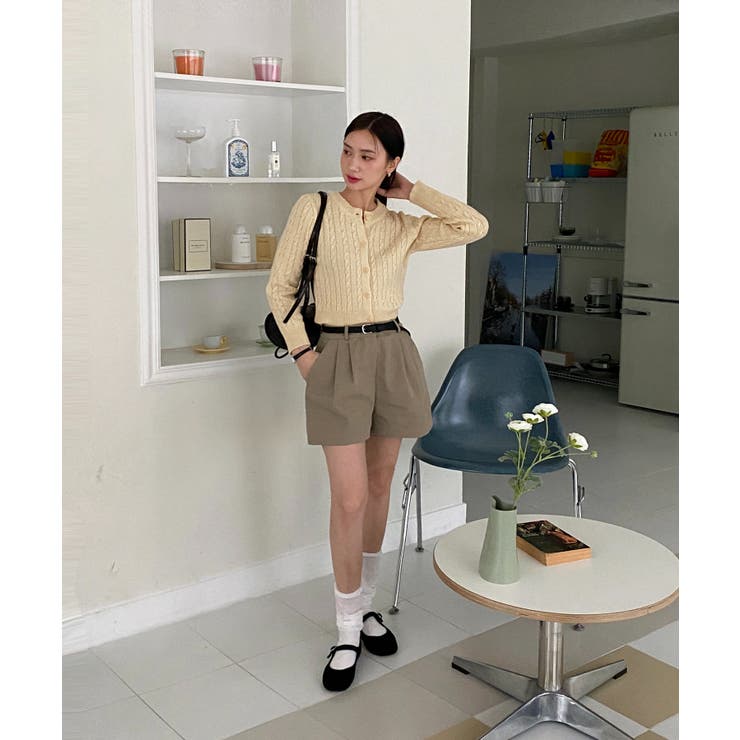 ケーブル編みニットカーディガン/2023 FW COLLECTION | by muni:r | 詳細画像58 