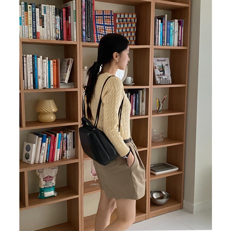 ケーブル編みニットカーディガン/2023 FW COLLECTION | by muni:r | 詳細画像62 