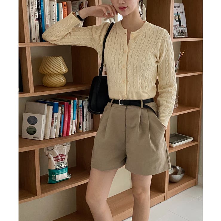 ケーブル編みニットカーディガン/2023 FW COLLECTION | by muni:r | 詳細画像65 