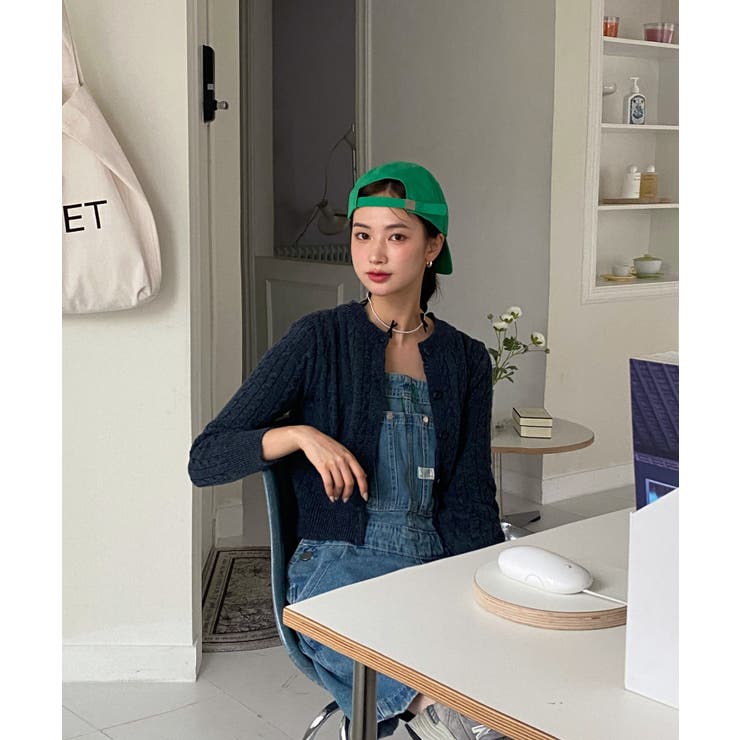 ケーブル編みニットカーディガン/2023 FW COLLECTION | by muni:r | 詳細画像79 