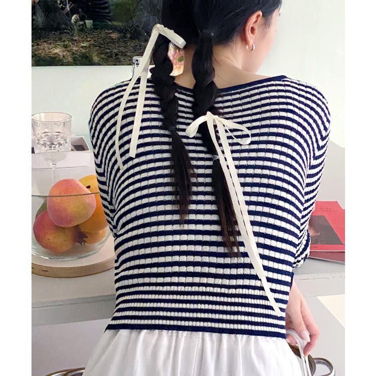 ポイントリボンヘアストラップ/2023 FW COLLECTION | by muni:r | 詳細画像2 