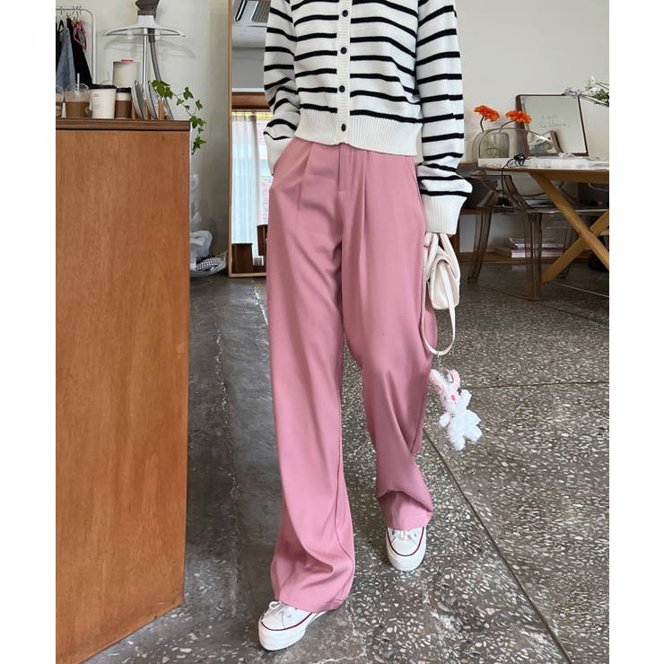 ピンタックワイドカラースラックス | by muni:r | 詳細画像28 