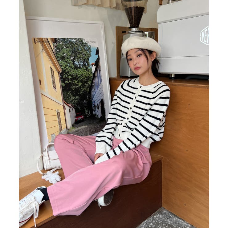 ピンタックワイドカラースラックス | by muni:r | 詳細画像35 