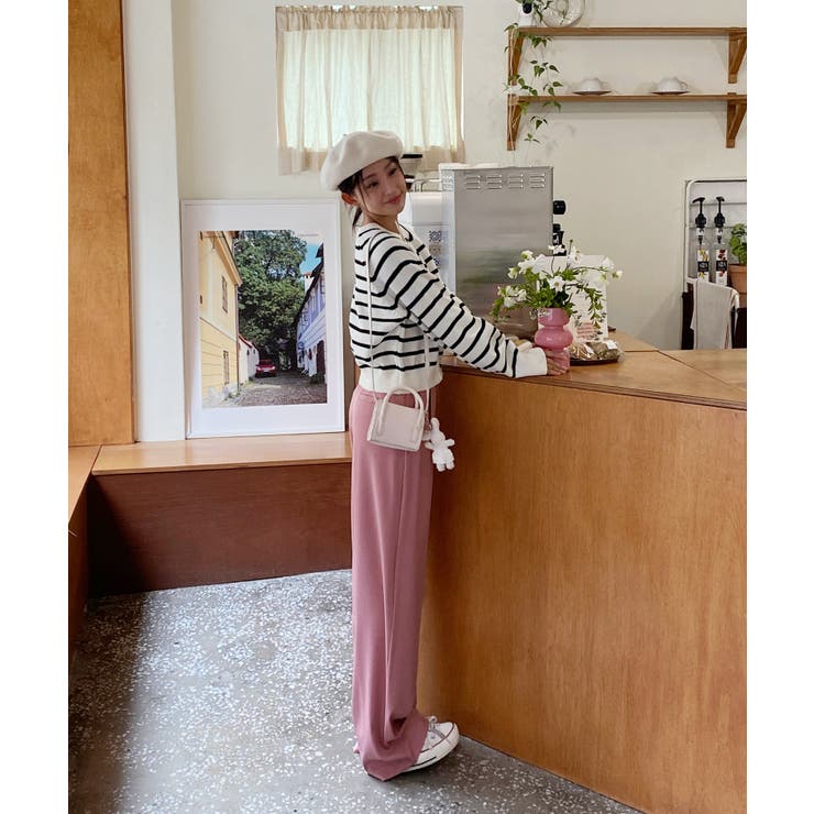 ピンタックワイドカラースラックス | by muni:r | 詳細画像41 