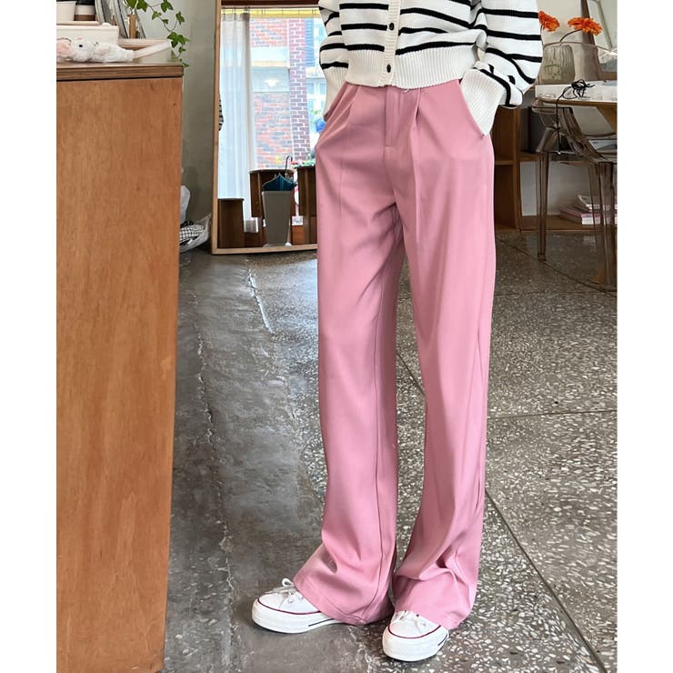 ピンタックワイドカラースラックス | by muni:r | 詳細画像42 