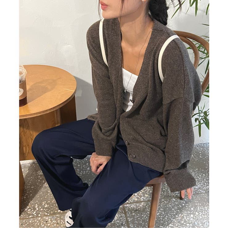 ピンタックワイドカラースラックス | by muni:r | 詳細画像67 