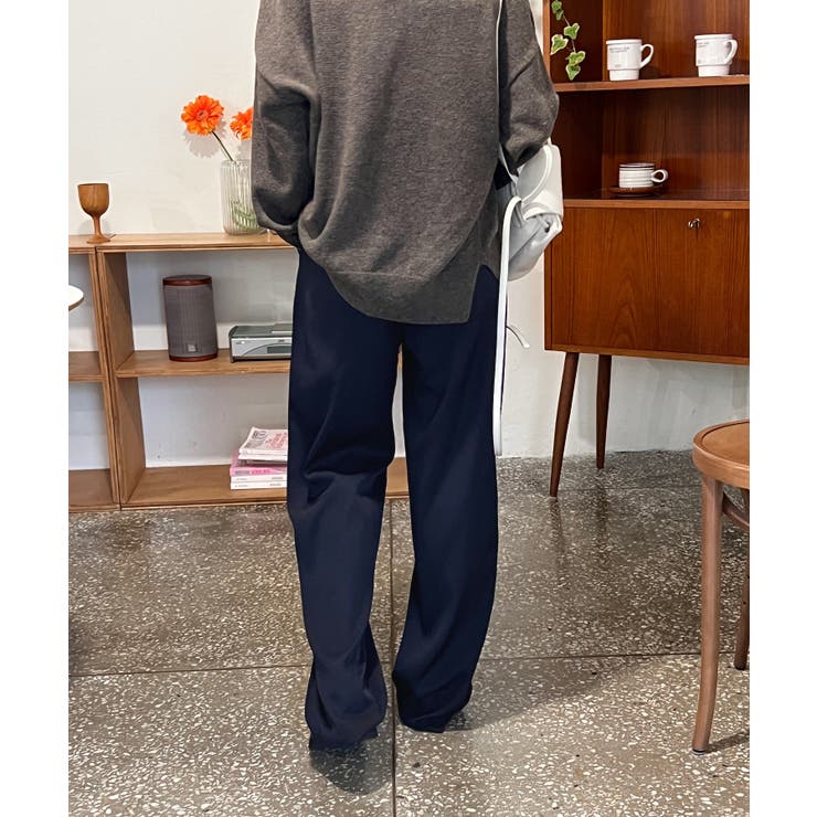 ピンタックワイドカラースラックス | by muni:r | 詳細画像70 