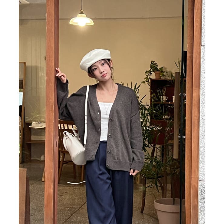 ピンタックワイドカラースラックス | by muni:r | 詳細画像74 