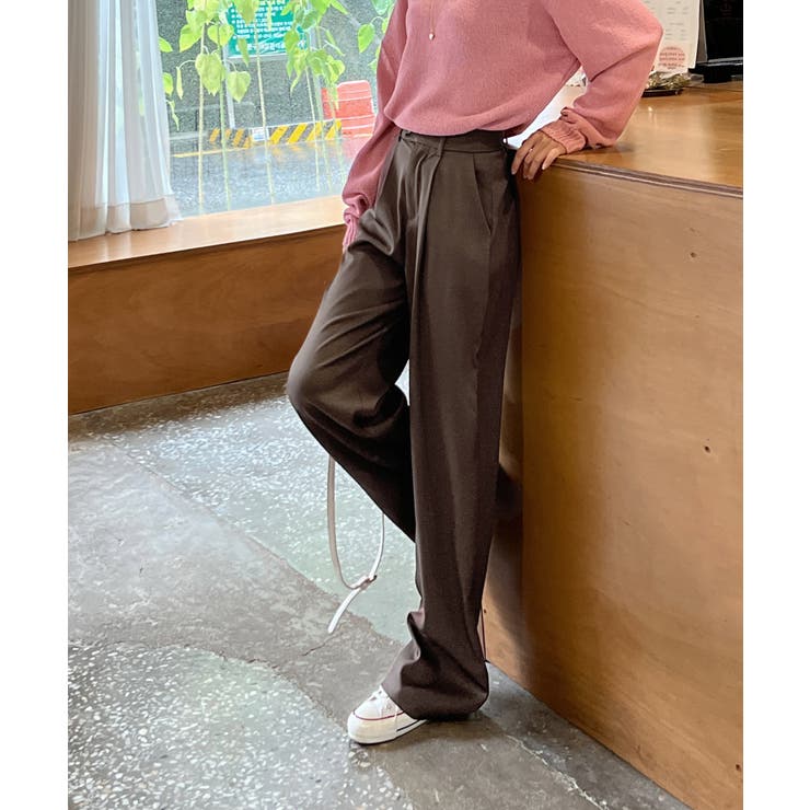 ピンタックワイドカラースラックス | by muni:r | 詳細画像87 