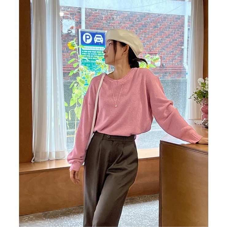 ピンタックワイドカラースラックス | by muni:r | 詳細画像89 