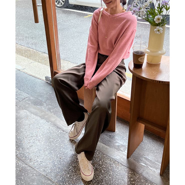 ピンタックワイドカラースラックス | by muni:r | 詳細画像95 