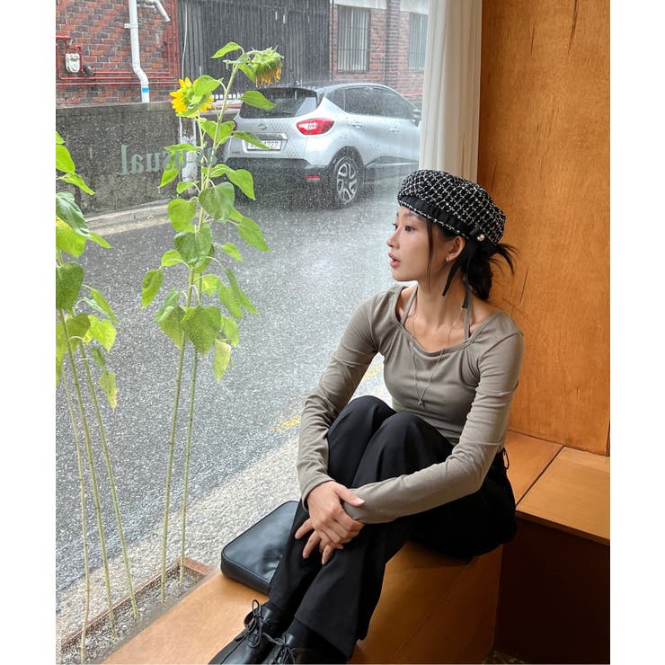 ホルターネッククロップドロングTシャツ | by muni:r | 詳細画像20 