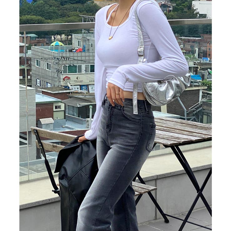 ホルターネッククロップドロングTシャツ | by muni:r | 詳細画像39 