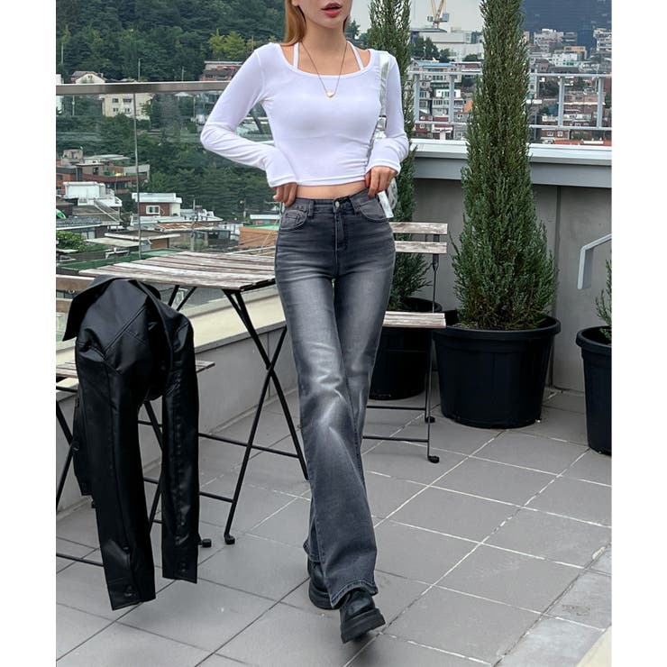 ホルターネッククロップドロングTシャツ | by muni:r | 詳細画像40 