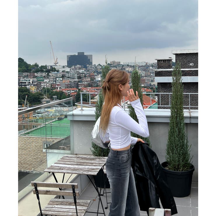 ホルターネッククロップドロングTシャツ | by muni:r | 詳細画像44 