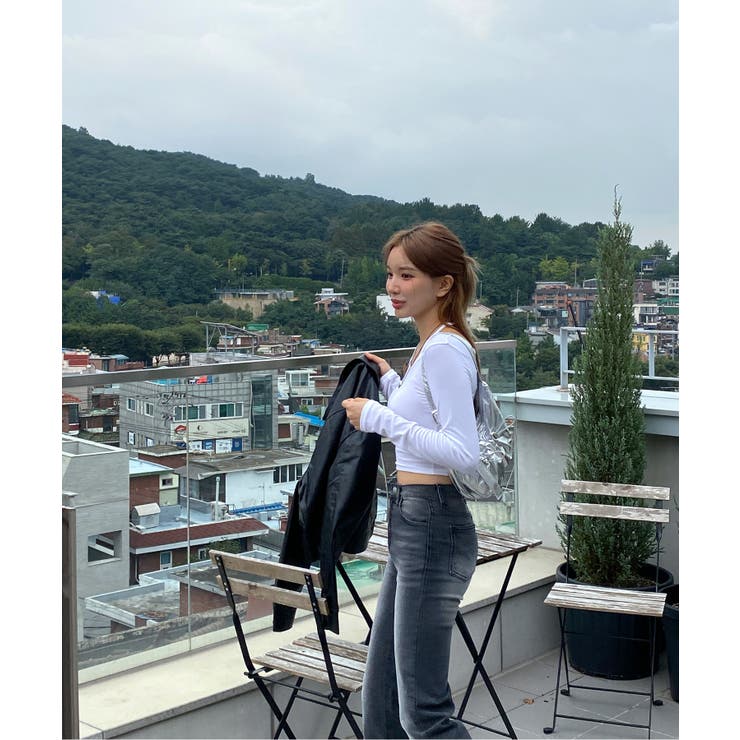 ホルターネッククロップドロングTシャツ | by muni:r | 詳細画像52 