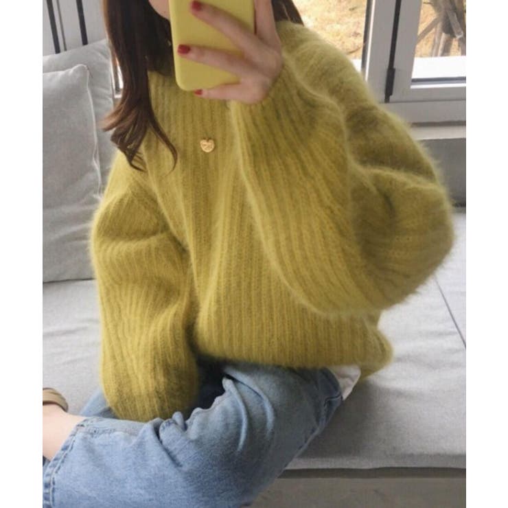 ソフトリブラウンドカラーニット | by muni:r | 詳細画像10 