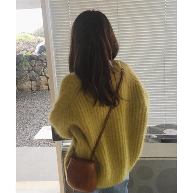 ソフトリブラウンドカラーニット | by muni:r | 詳細画像12 