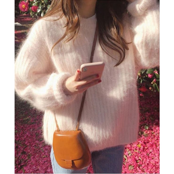 ソフトリブラウンドカラーニット | by muni:r | 詳細画像15 